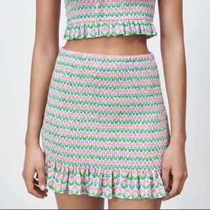 Zara smoked mini skirt, never worn!